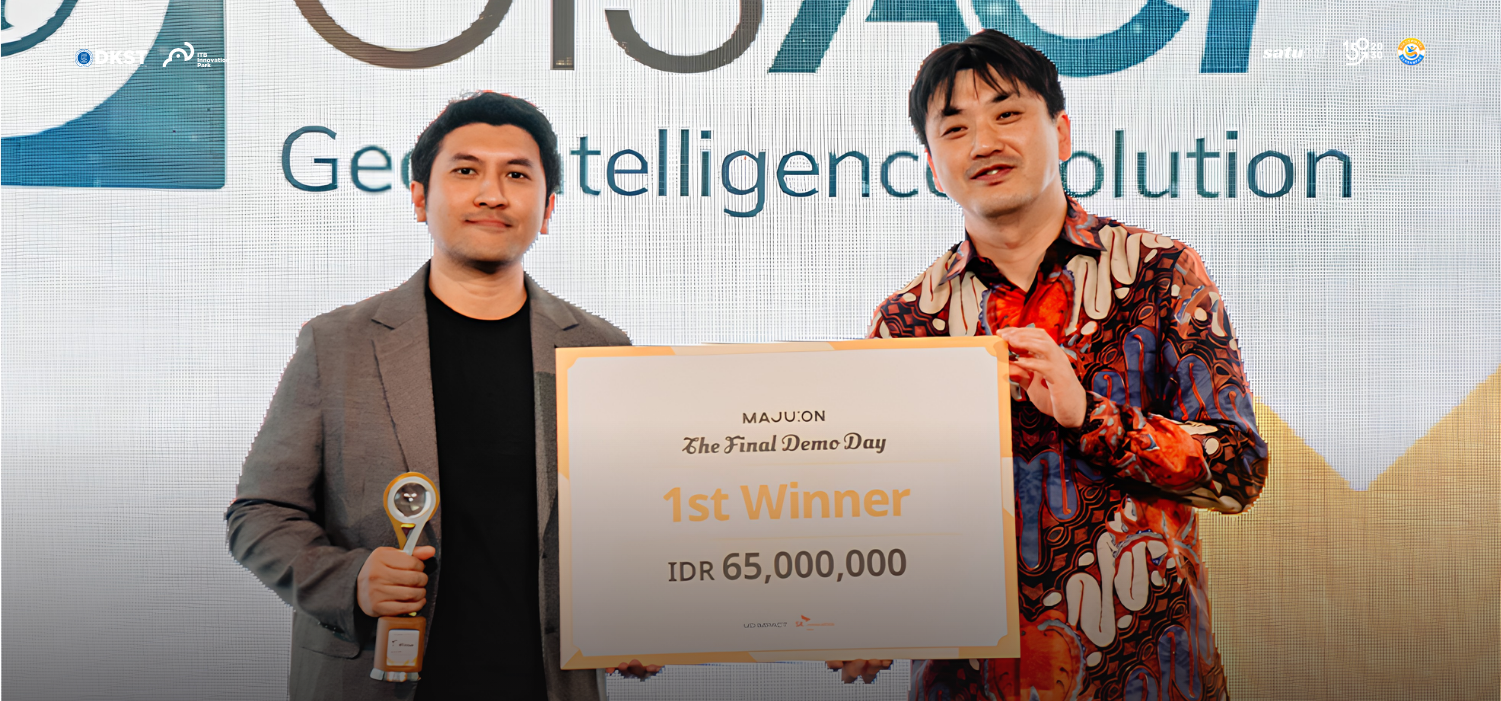 Startup Binaan ITB: Gisact Raih Juara Pertama pada MAJU:ON Final Demo Day 2026