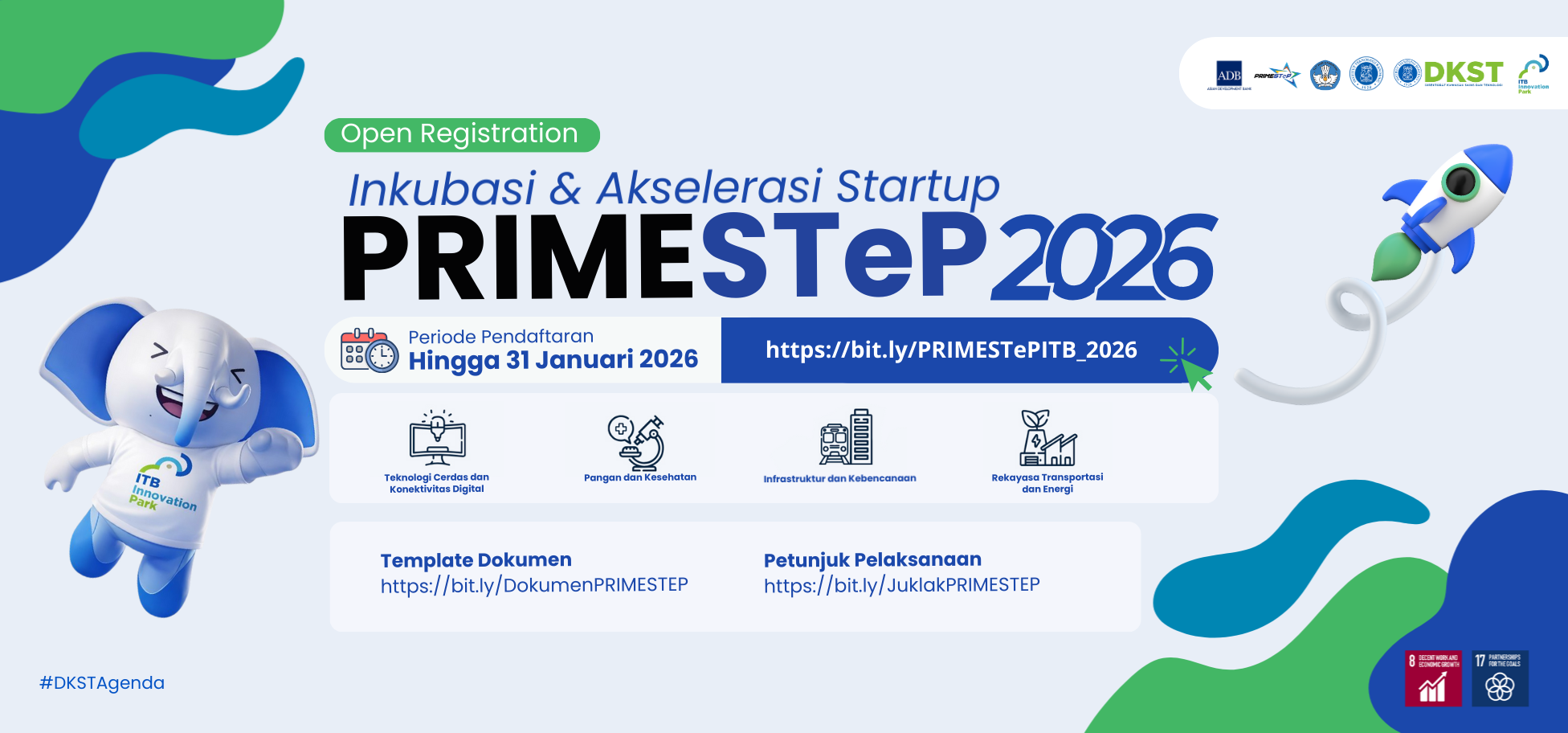 Open Registration Inkubasi & Akselerasi Startup PRIME STeP 2026