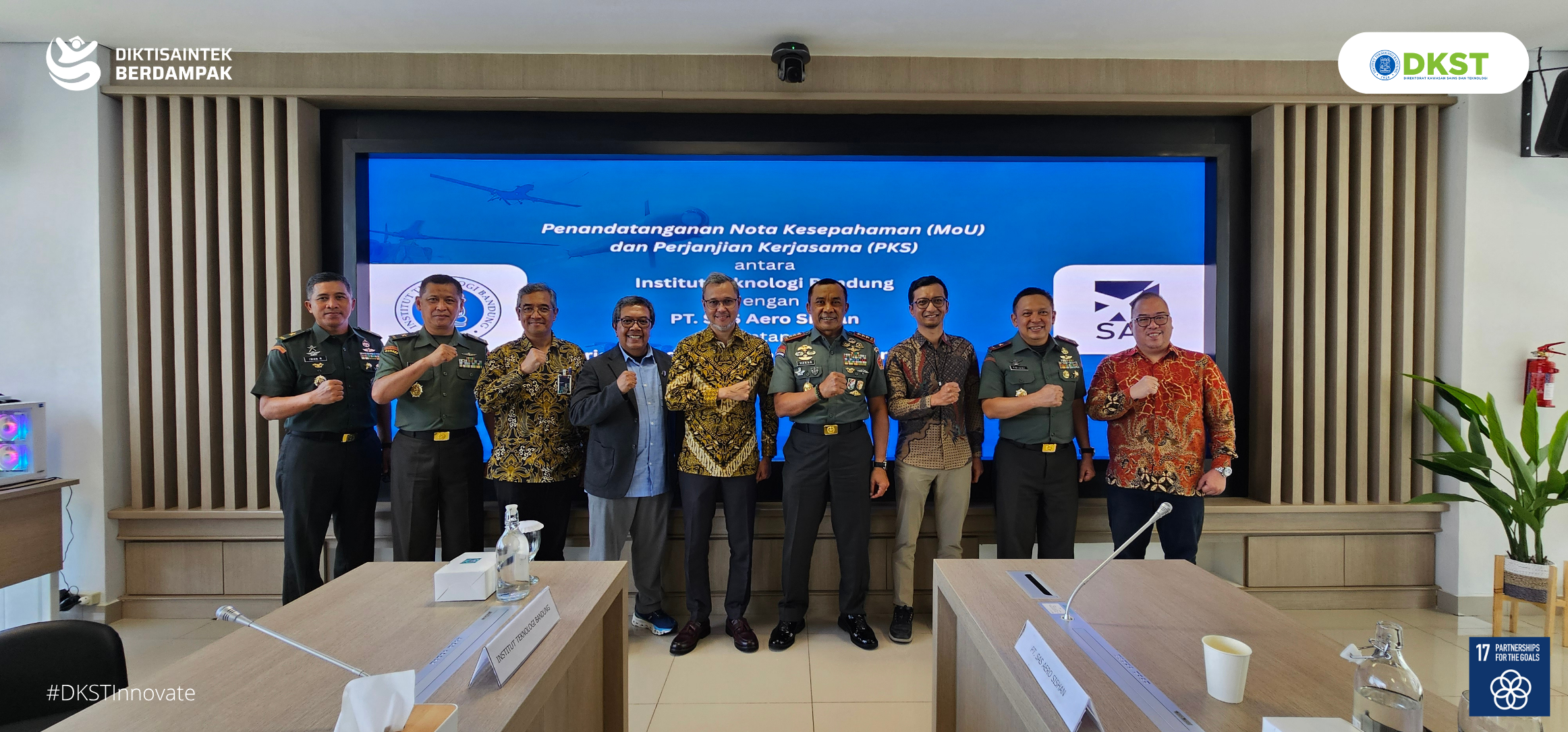 PT SAS Aero Sishan and ITB Sign an MoU to Strengthen Defence Research and Innovation