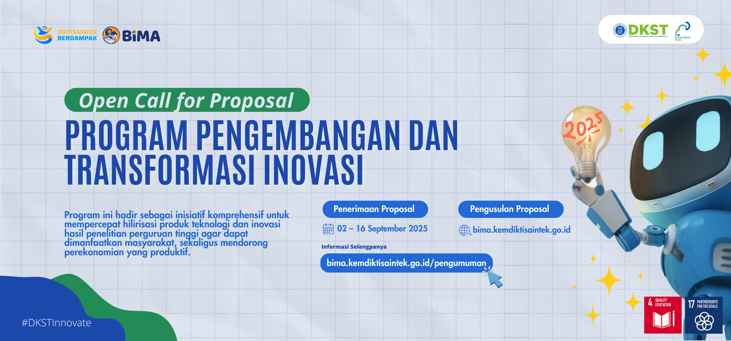 Call for Program Proposals: Innovation Development and Transformation (PPTI) 2025